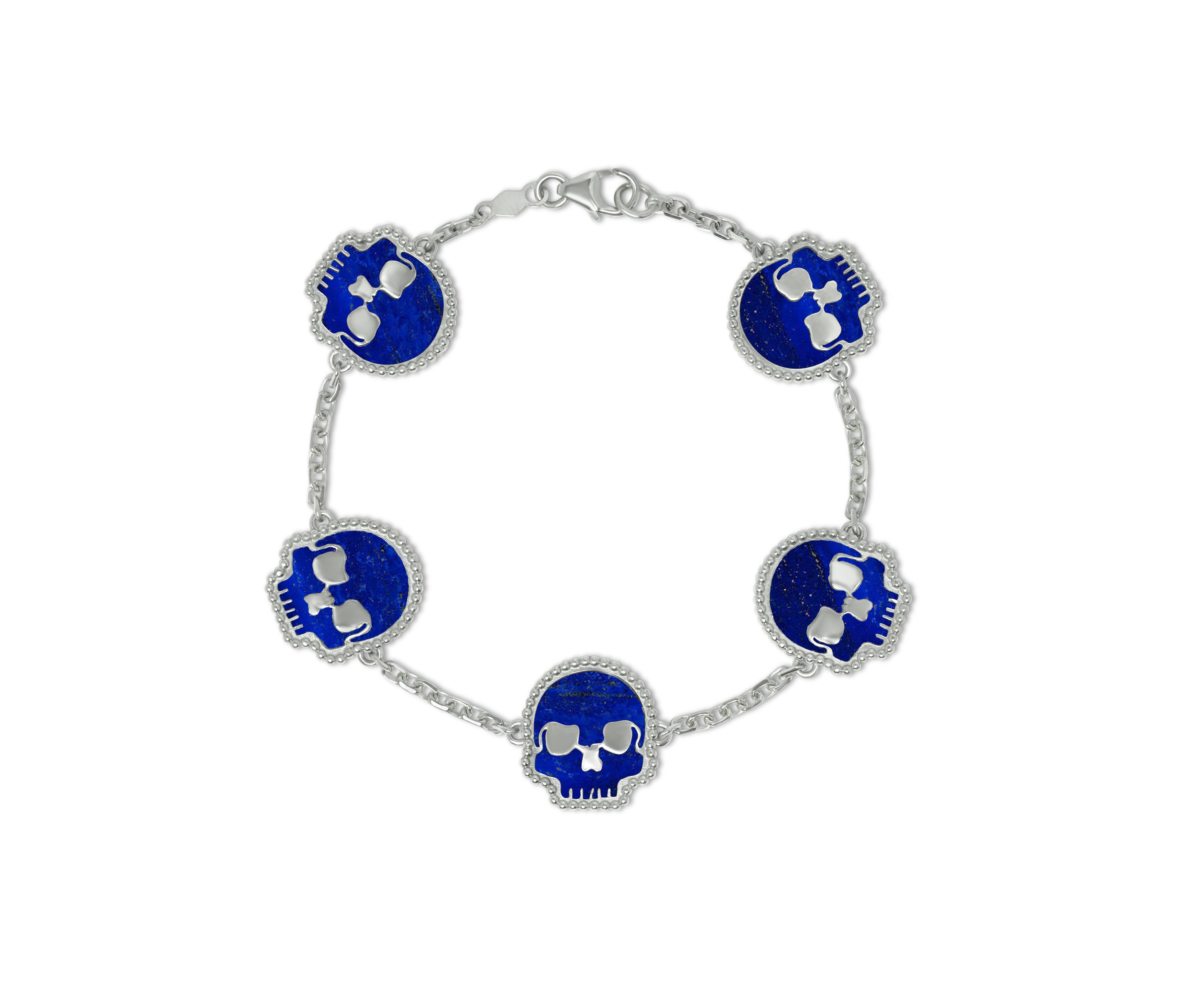 14K White Gold SSKUAHLLY bracelet