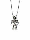 Skeleton Robot Pendant Necklace