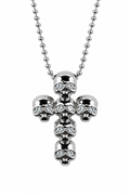 Skull Cross W/ Diamonds
