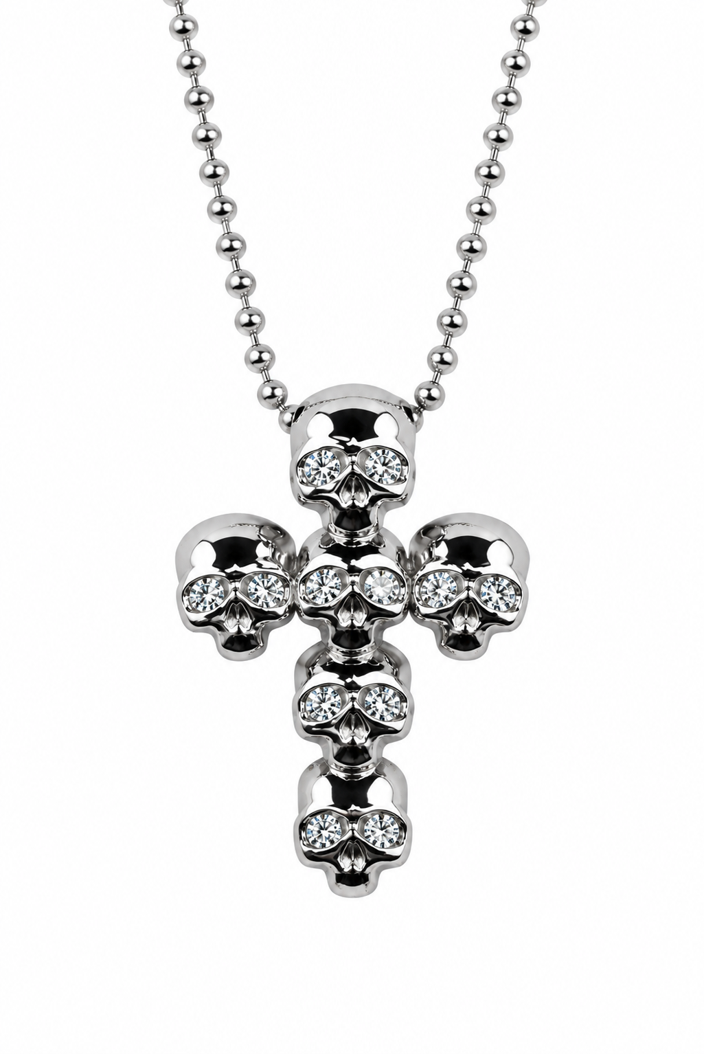 Skull Cross W/ Diamonds