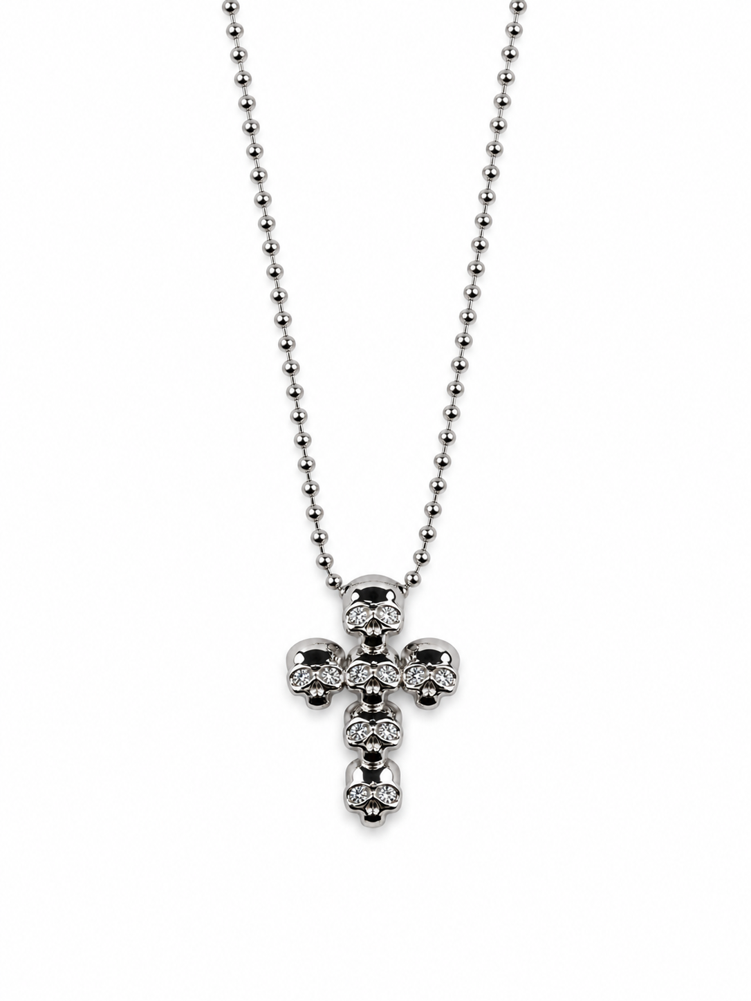 Skull Cross W/ Diamonds