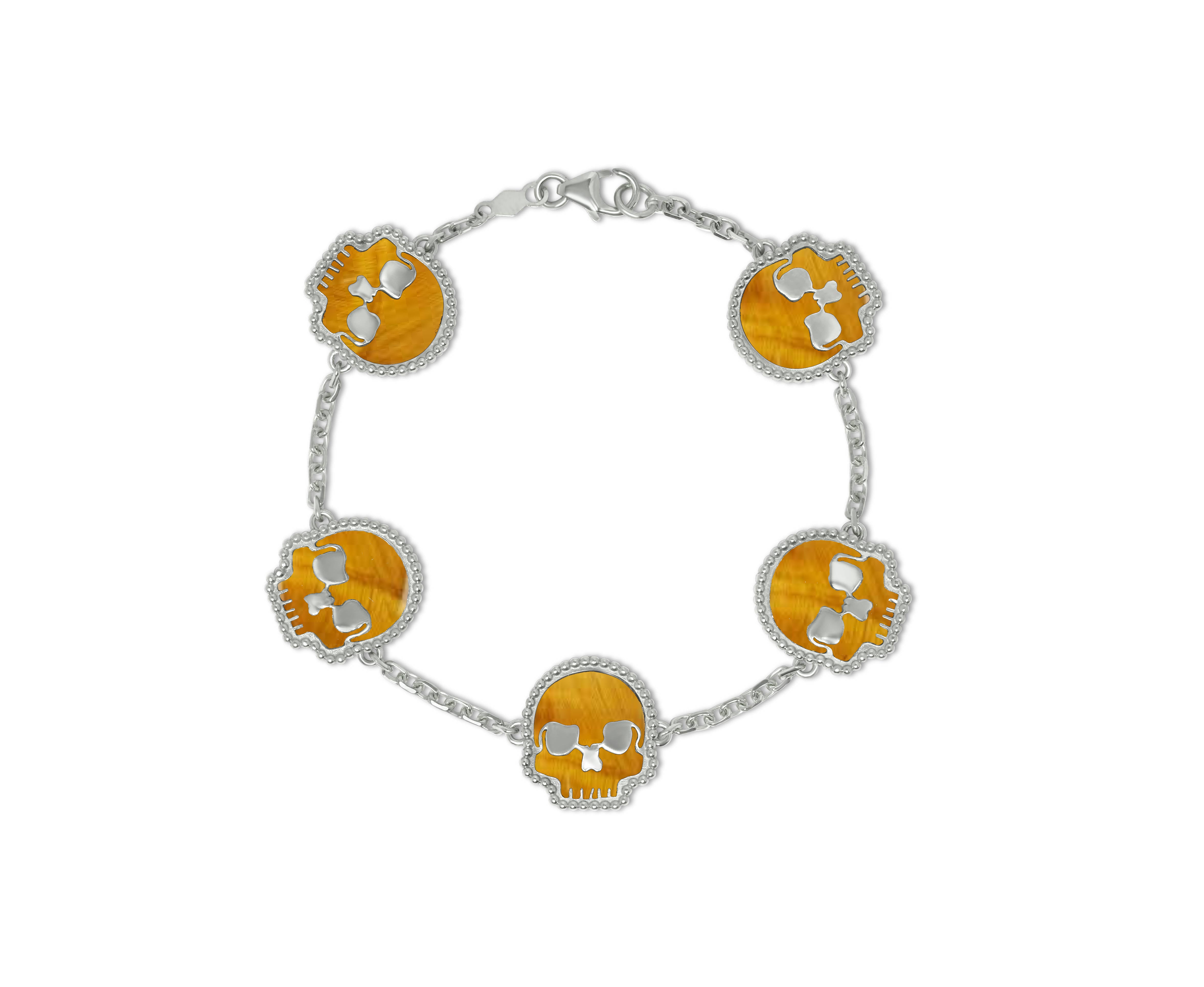 14K White Gold SSKUAHLLY bracelet