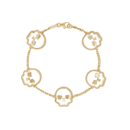 14k Yellow Gold SSKUAHLLY bracelet