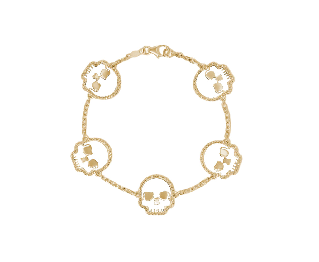 GOLD PLATED .925 Sterling Silver SSKUAHLLY bracelet