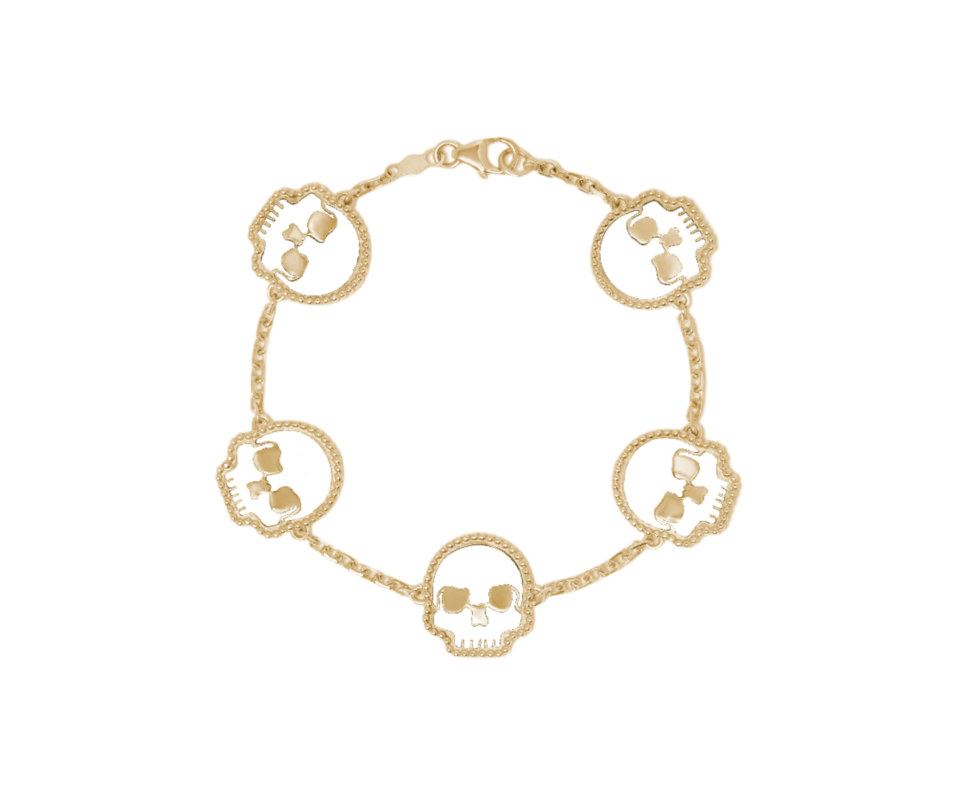 GOLD PLATED .925 Sterling Silver SSKUAHLLY bracelet