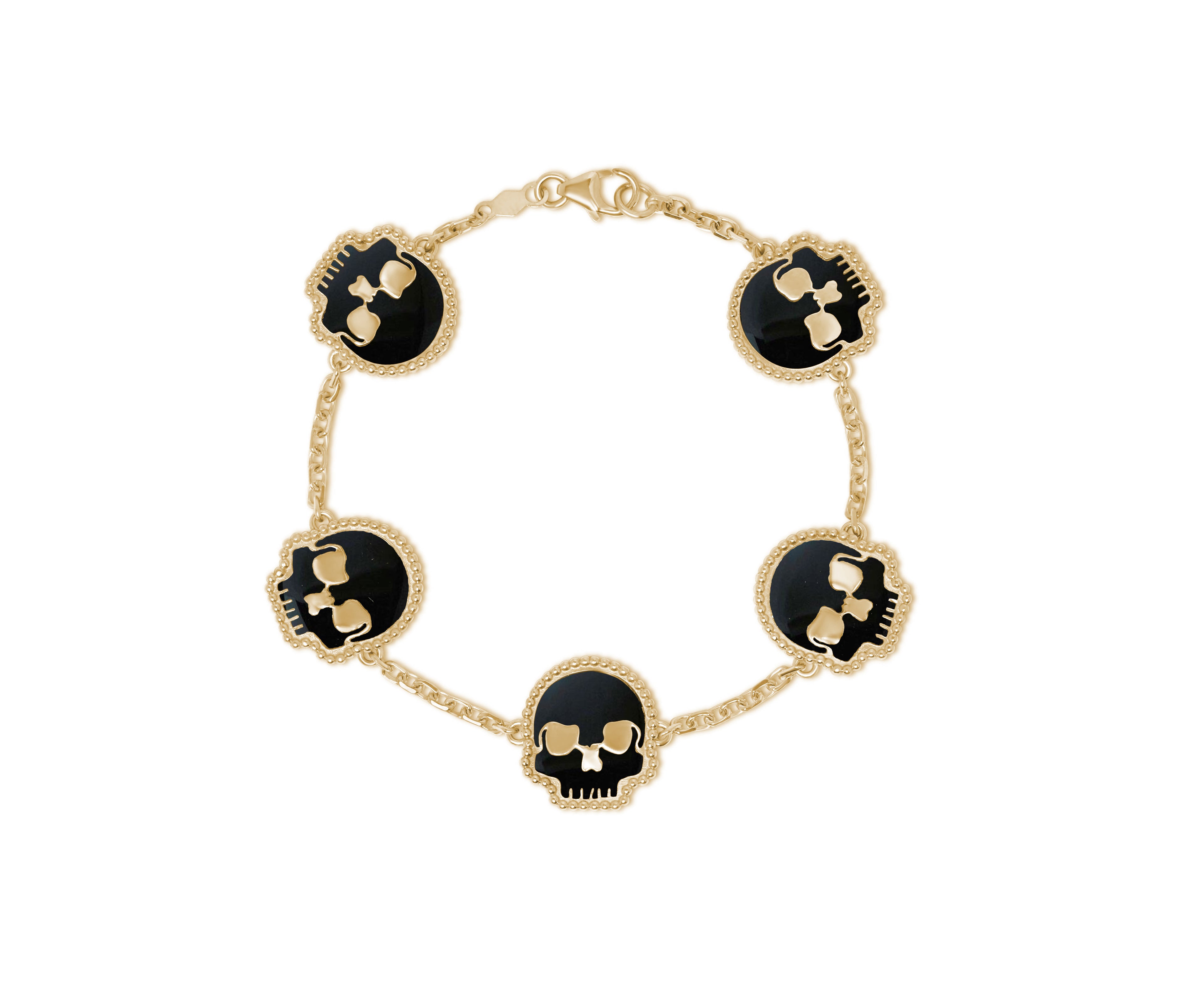 GOLD PLATED .925 Sterling Silver SSKUAHLLY bracelet