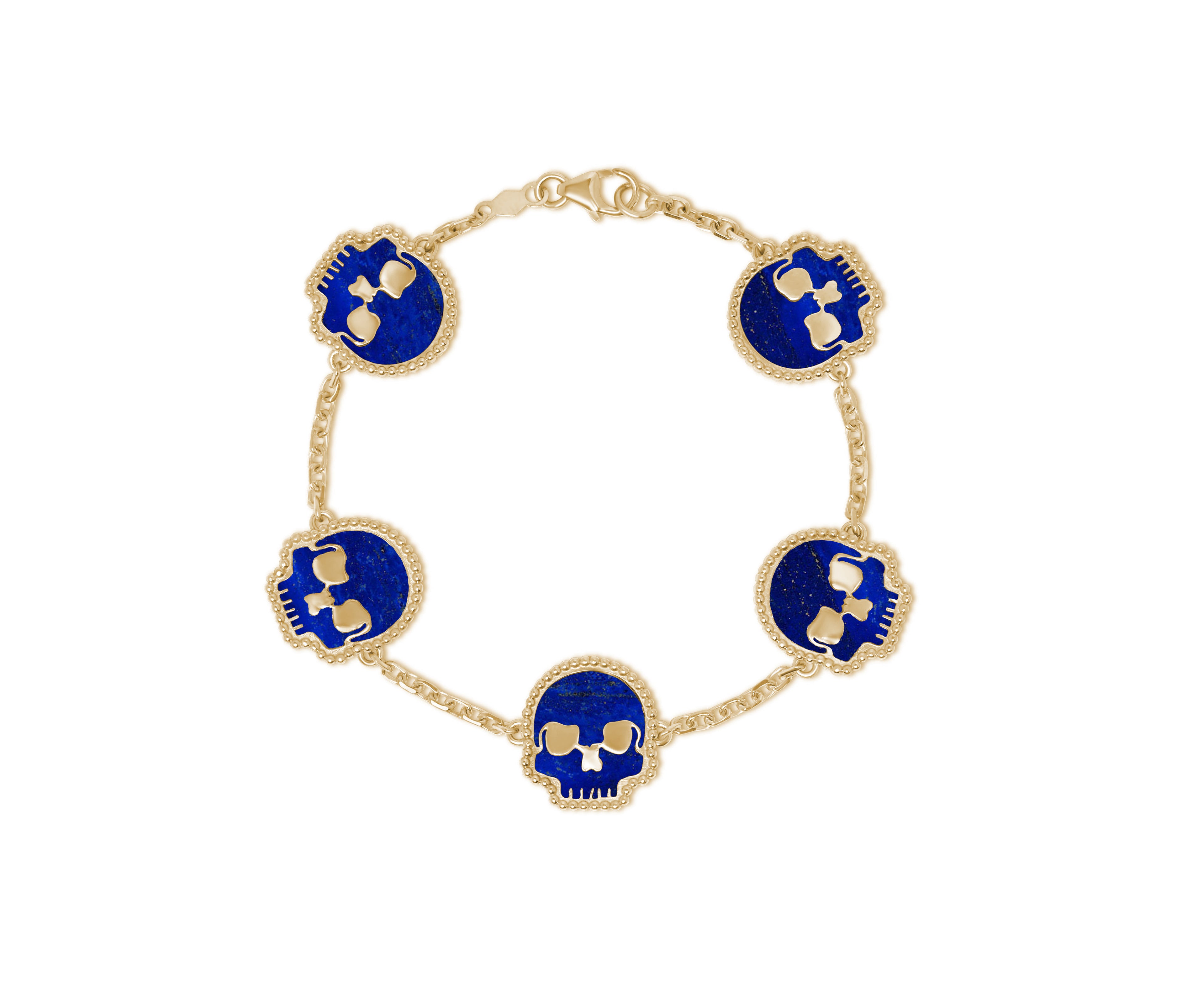 GOLD PLATED .925 Sterling Silver SSKUAHLLY bracelet