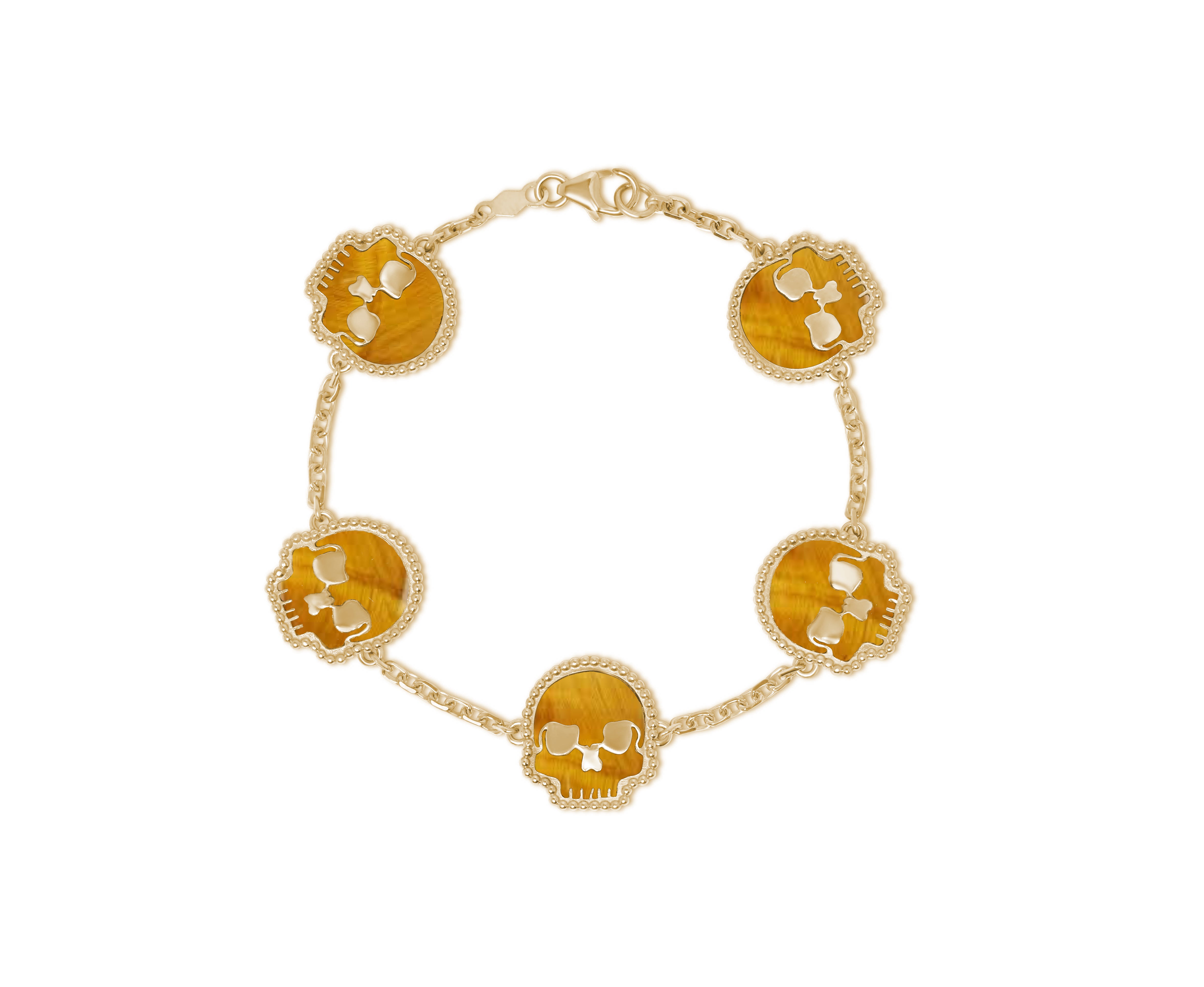 14k Yellow Gold SSKUAHLLY bracelet