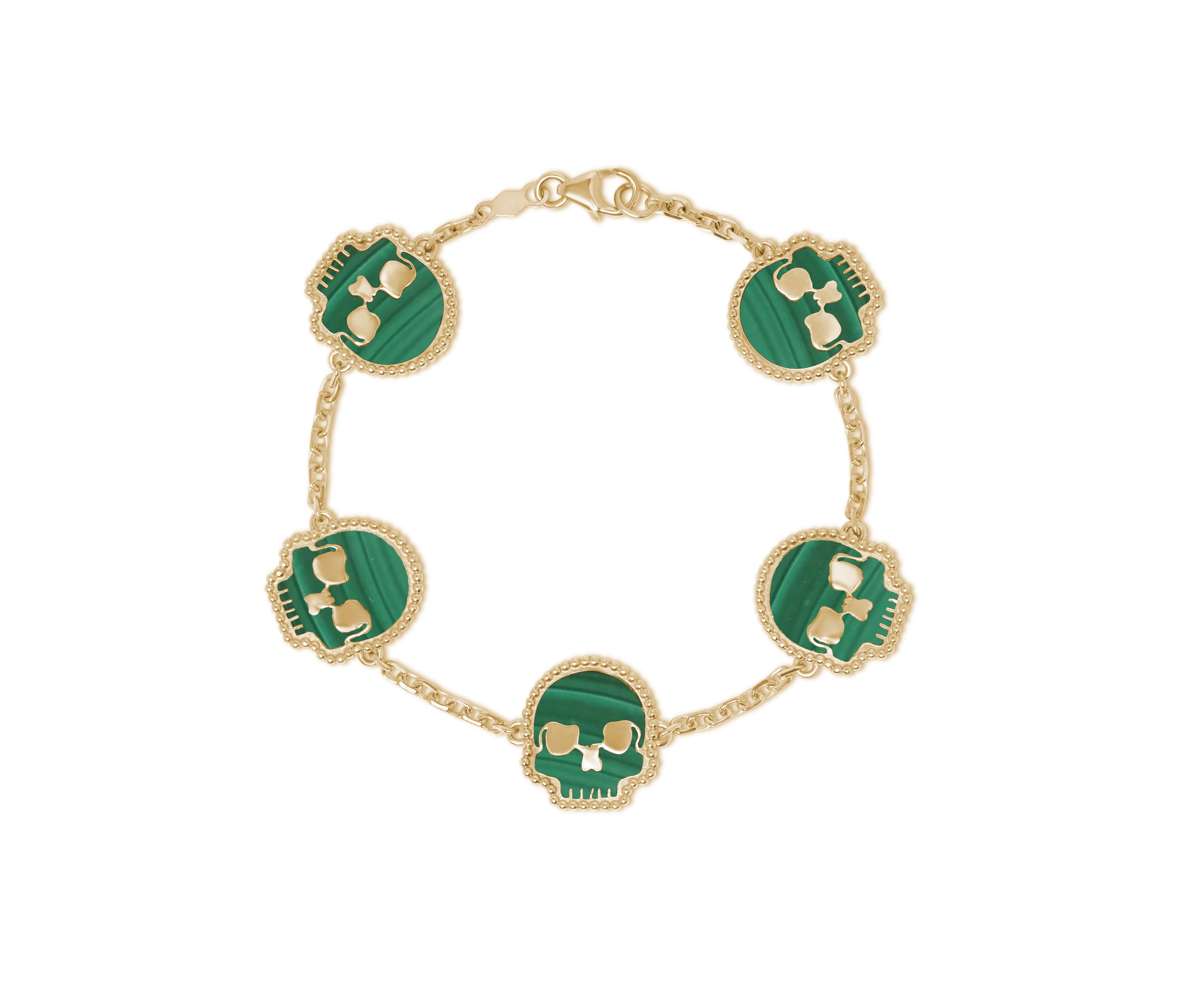 GOLD PLATED .925 Sterling Silver SSKUAHLLY bracelet
