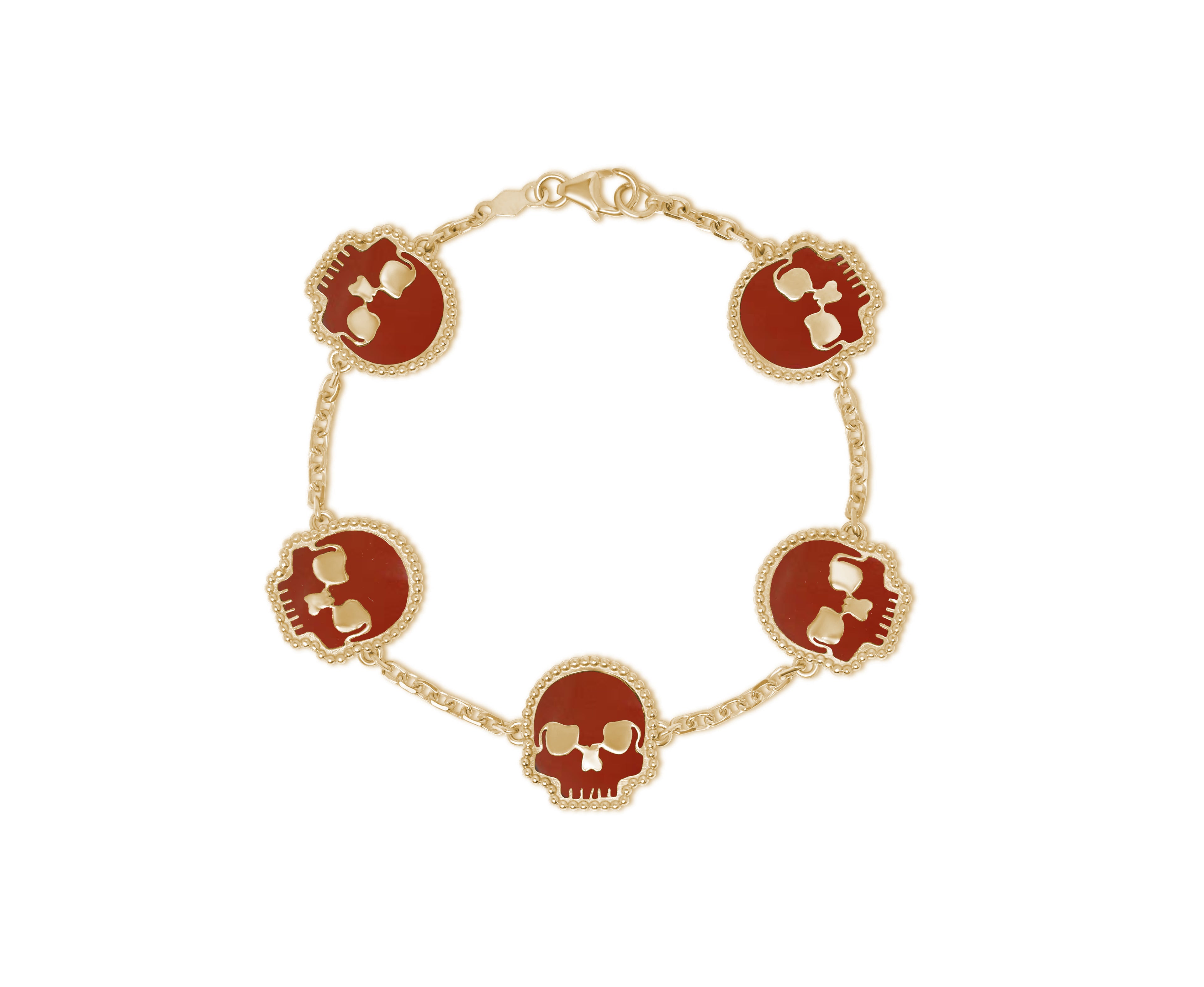 GOLD PLATED .925 Sterling Silver SSKUAHLLY bracelet