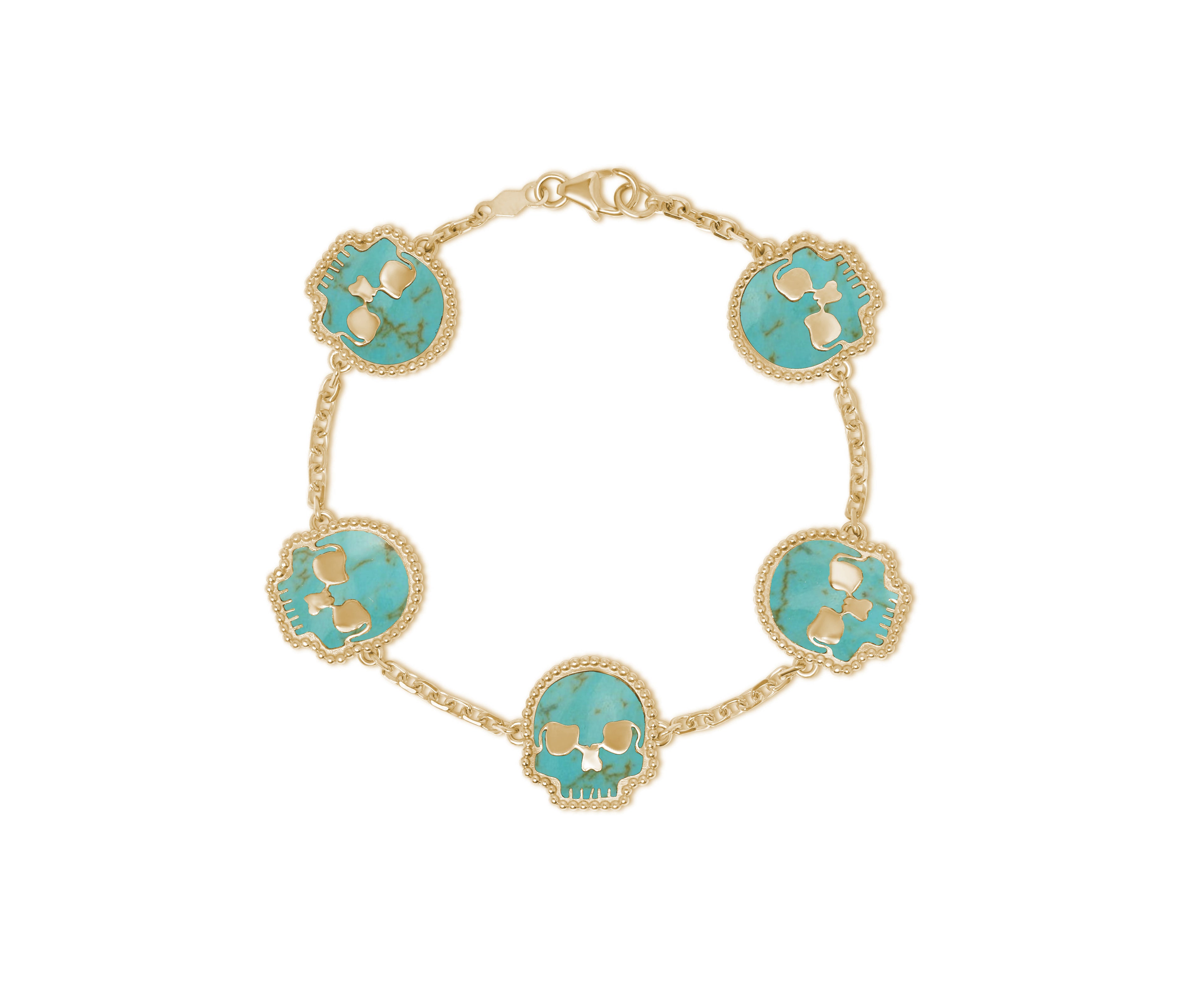 GOLD PLATED .925 Sterling Silver SSKUAHLLY bracelet