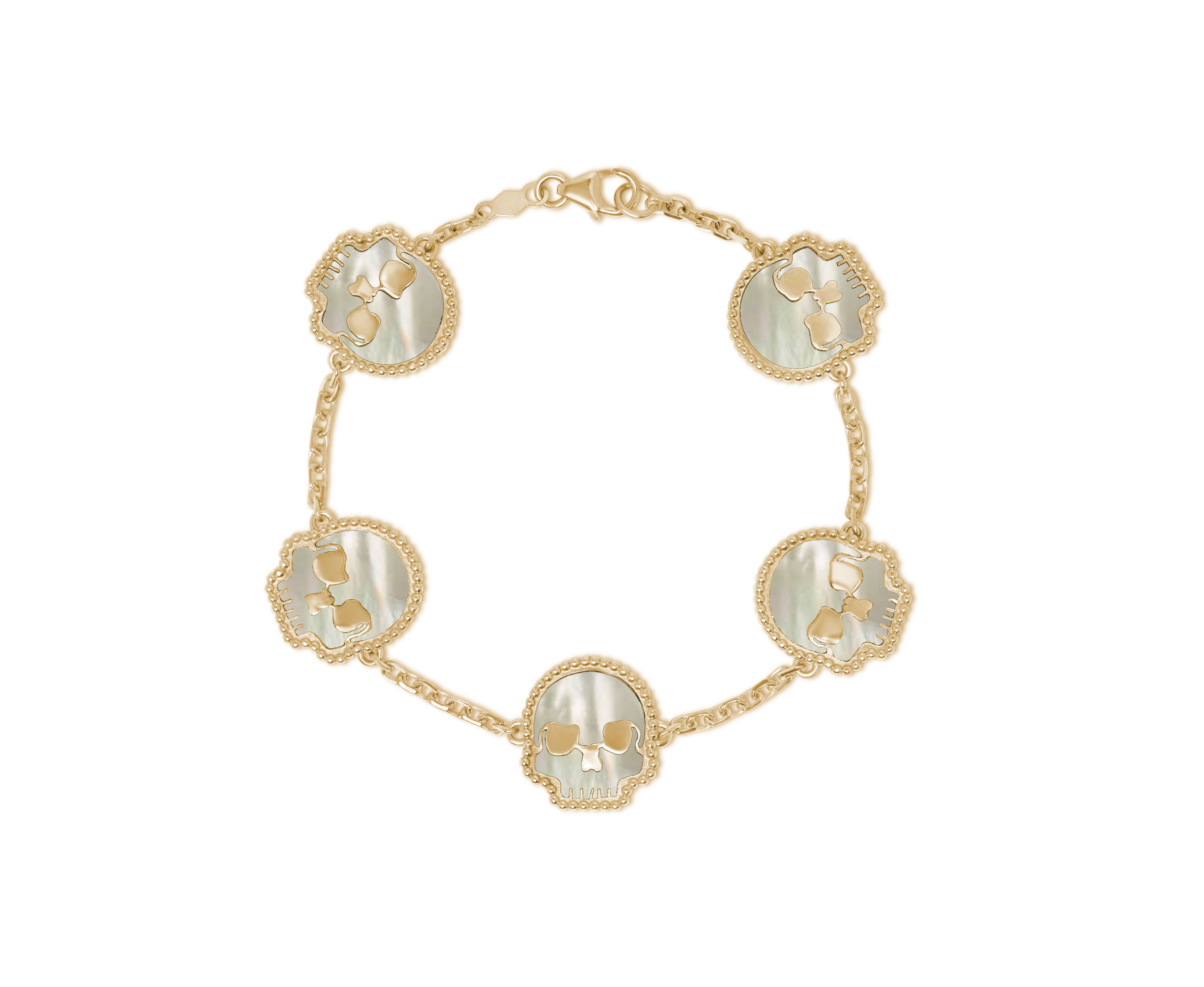 GOLD PLATED .925 Sterling Silver SSKUAHLLY bracelet